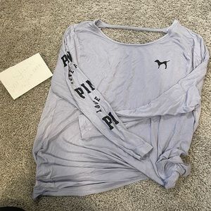 Open back PINK shirt